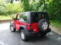 2008 Red Rock Crystal Pearl Jeep Wrangler X 4x4 Right Hand Drive  photo #4