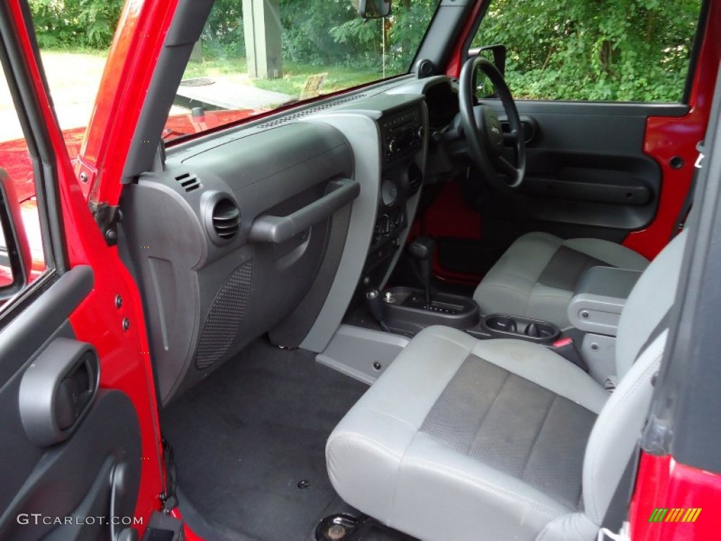 Dark Slate Gray/Medium Slate Gray Interior 2008 Jeep Wrangler X 4x4 Right Hand Drive Photo #51078215