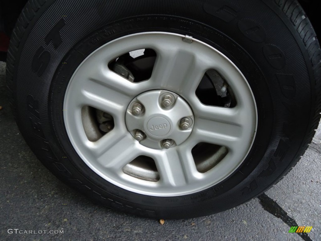 2008 Jeep Wrangler X 4x4 Right Hand Drive Wheel Photo #51078308