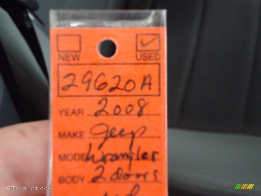 2008 Wrangler X 4x4 Right Hand Drive - Red Rock Crystal Pearl / Dark Slate Gray/Medium Slate Gray photo #40