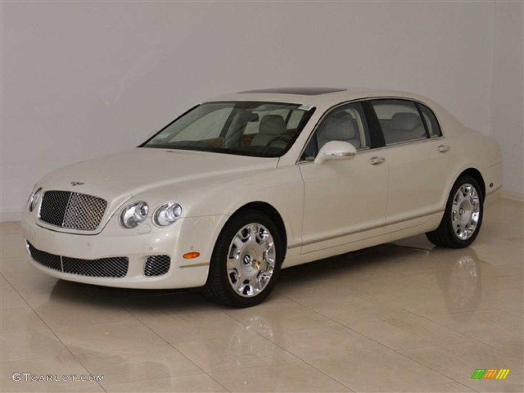 Ghost White Pearlescent 2011 Bentley Continental Flying Spur Standard Continental Flying Spur Model Exterior Photo #51080228