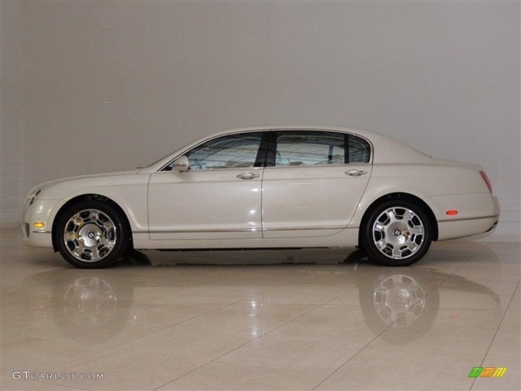 Ghost White Pearlescent 2011 Bentley Continental Flying Spur Standard Continental Flying Spur Model Exterior Photo #51080354