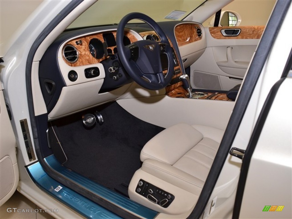 Linen/Imperial Blue Interior 2011 Bentley Continental Flying Spur Standard Continental Flying Spur Model Photo #51080369