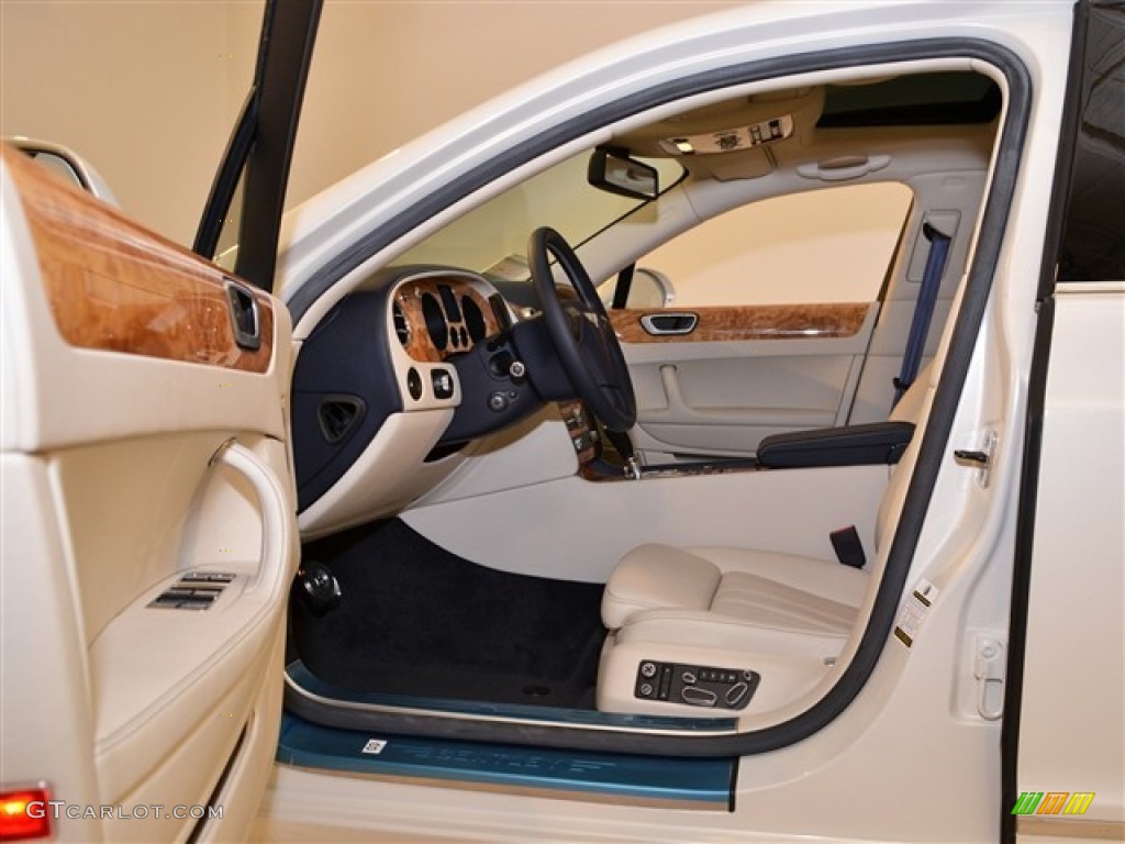 Linen/Imperial Blue Interior 2011 Bentley Continental Flying Spur Standard Continental Flying Spur Model Photo #51080405