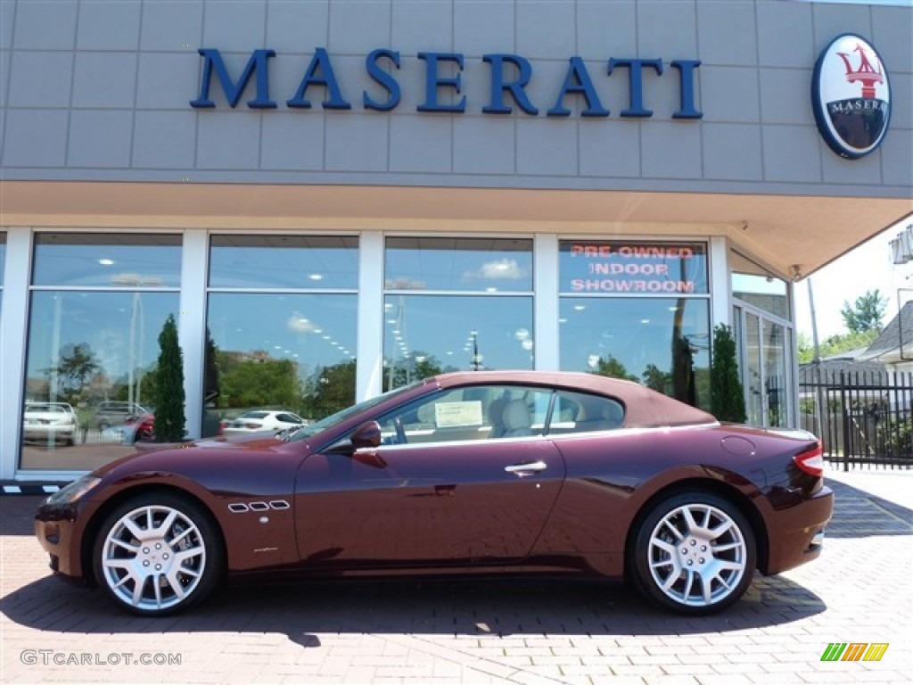 Bordeaux Ponteveccio (Red Metallic) 2011 Maserati GranTurismo Convertible GranCabrio Exterior Photo #51080807