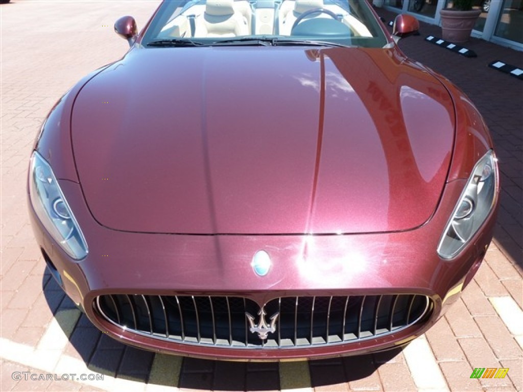 Bordeaux Ponteveccio (Red Metallic) 2011 Maserati GranTurismo Convertible GranCabrio Exterior Photo #51080885