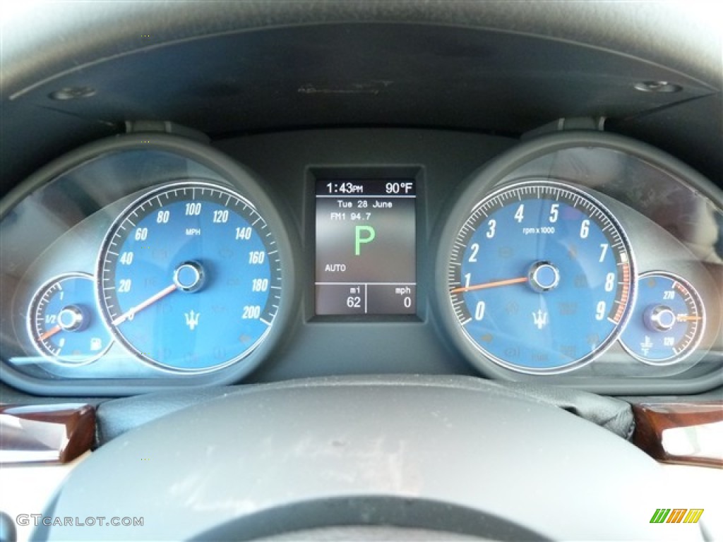 2011 Maserati GranTurismo Convertible GranCabrio Gauges Photo #51081002