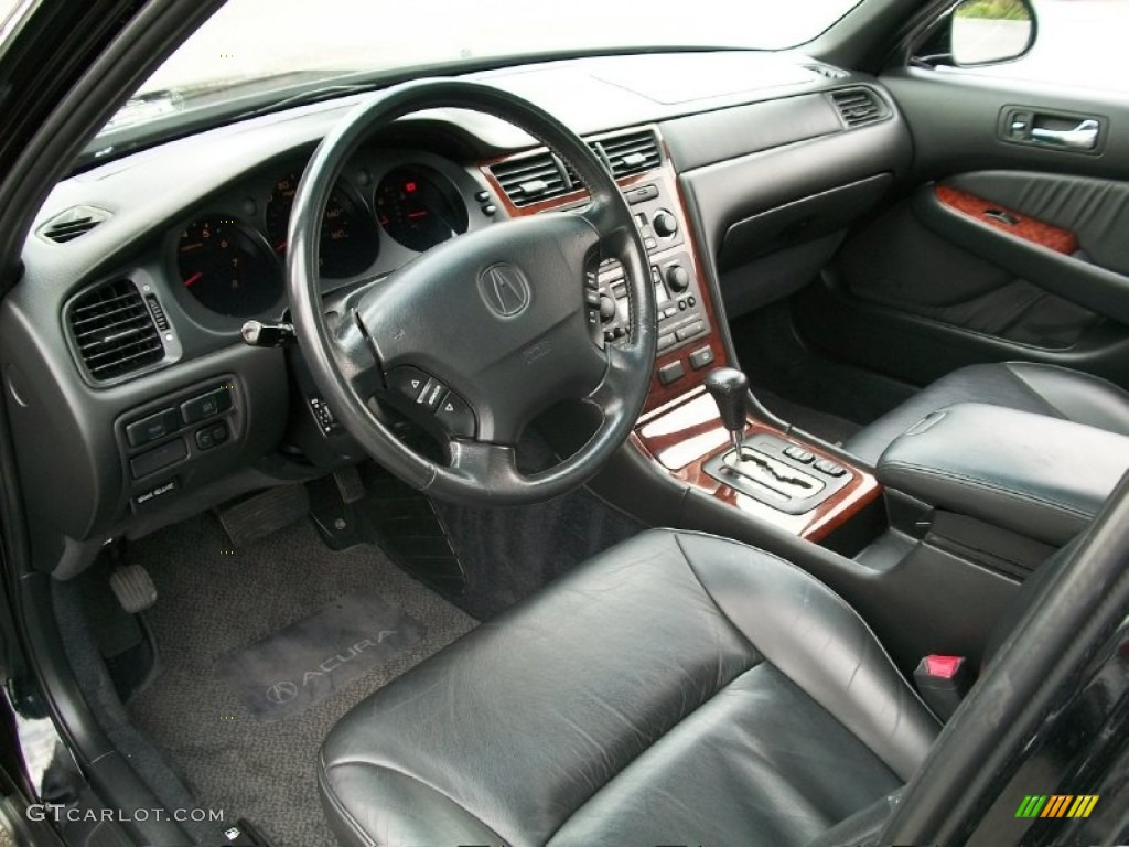Ebony Interior 2000 Acura RL 3.5 Sedan Photo #51081428