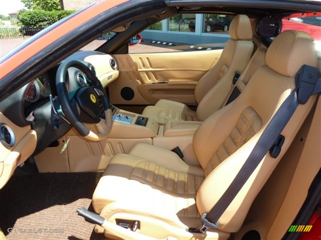 Tan Interior 2005 Ferrari 575 Superamerica Roadster F1 Photo #51081740