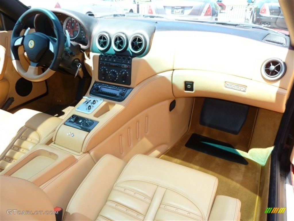 Tan Interior 2005 Ferrari 575 Superamerica Roadster F1 Photo #51081773