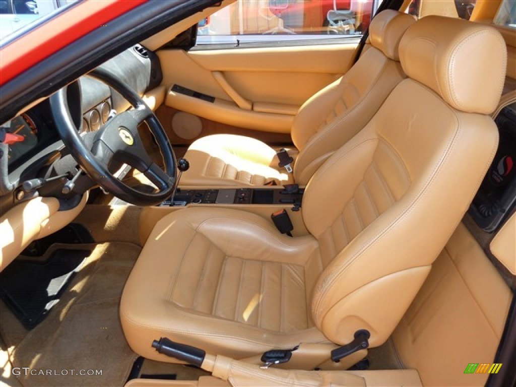 Beige Interior 1992 Ferrari 512 TR Standard 512 TR Model Photo #51082202