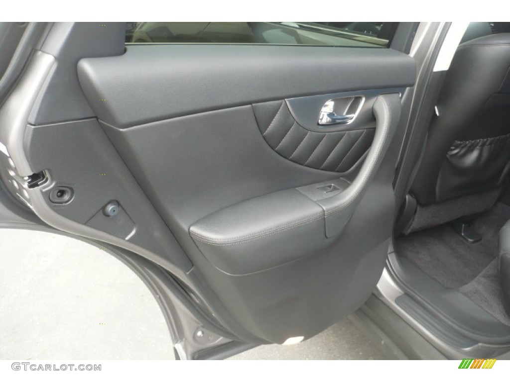 2011 Infiniti FX 35 Graphite Door Panel Photo #51082433