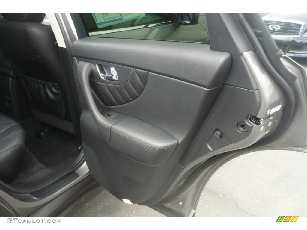 2011 Infiniti FX 35 Graphite Door Panel Photo #51082493