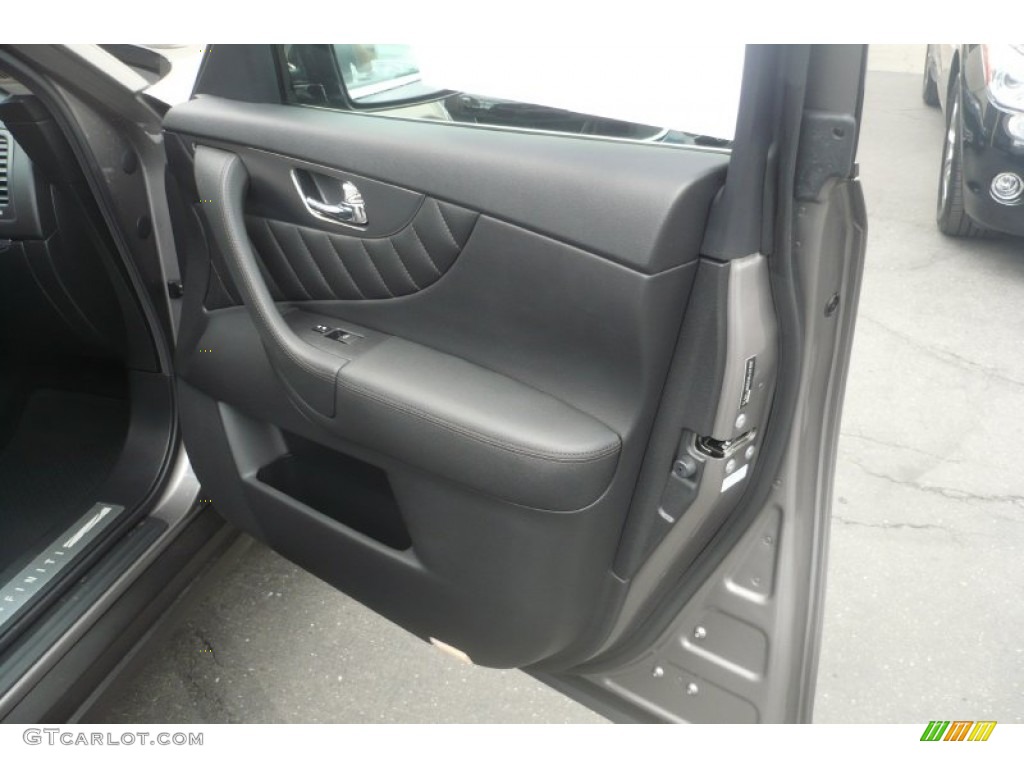 2011 Infiniti FX 35 Graphite Door Panel Photo #51082526