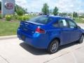 2011 Blue Flame Metallic Ford Focus SES Sedan  photo #3