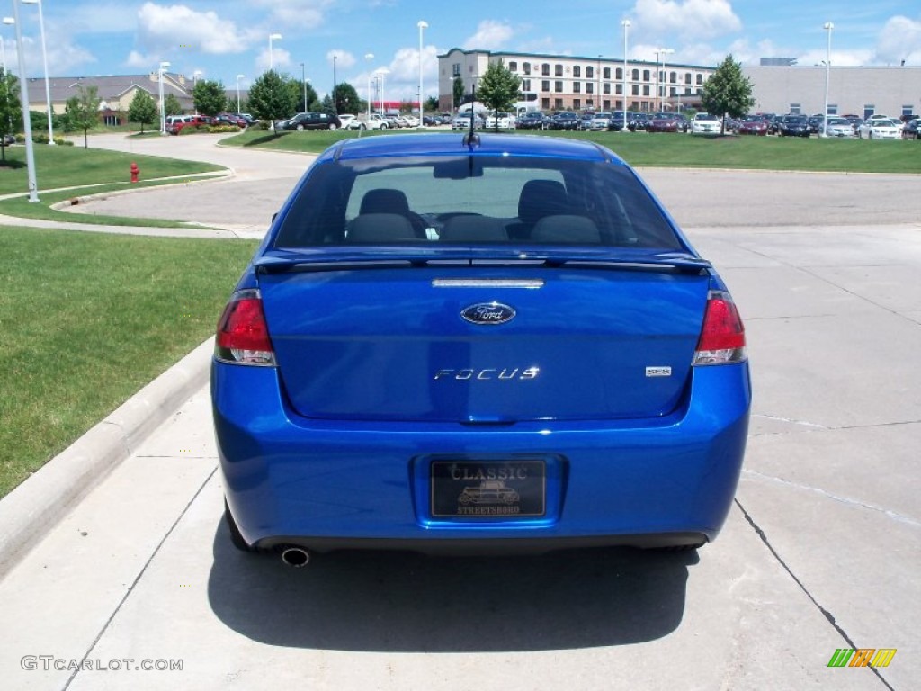 2011 Focus SES Sedan - Blue Flame Metallic / Charcoal Black photo #4