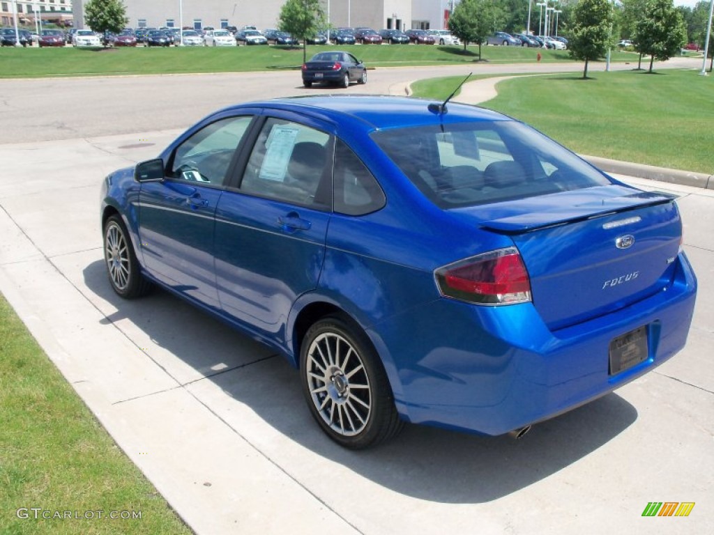 2011 Focus SES Sedan - Blue Flame Metallic / Charcoal Black photo #5