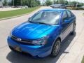 2011 Blue Flame Metallic Ford Focus SES Sedan  photo #7