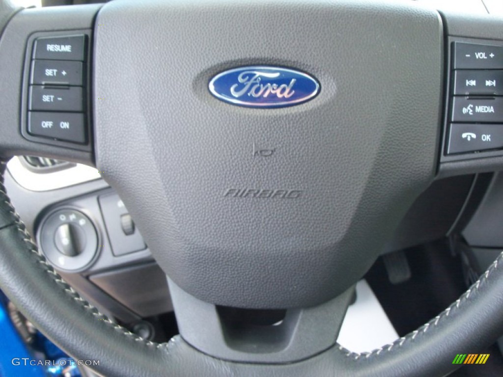 2011 Focus SES Sedan - Blue Flame Metallic / Charcoal Black photo #13