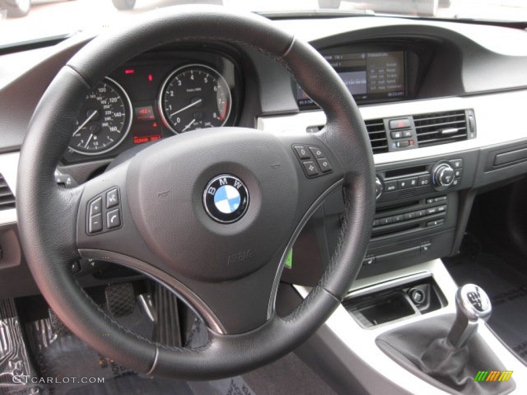 2008 3 Series 335i Coupe - Titanium Silver Metallic / Black photo #9