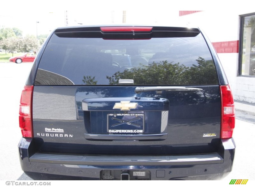 2008 Suburban 1500 LT 4x4 - Dark Blue Metallic / Ebony photo #7