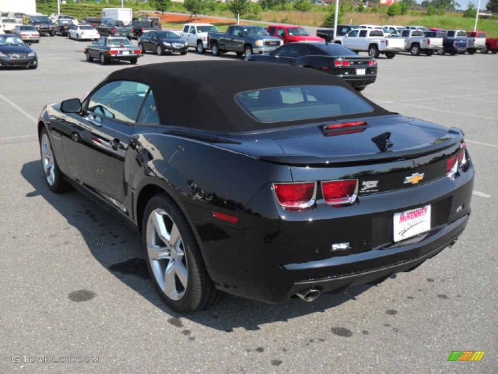 2011 Camaro LT/RS Convertible - Black / Black photo #2