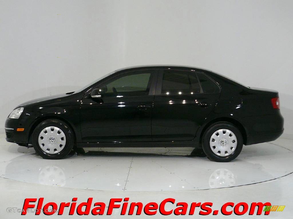 2006 Jetta Value Edition Sedan - Black / Anthracite Black photo #3