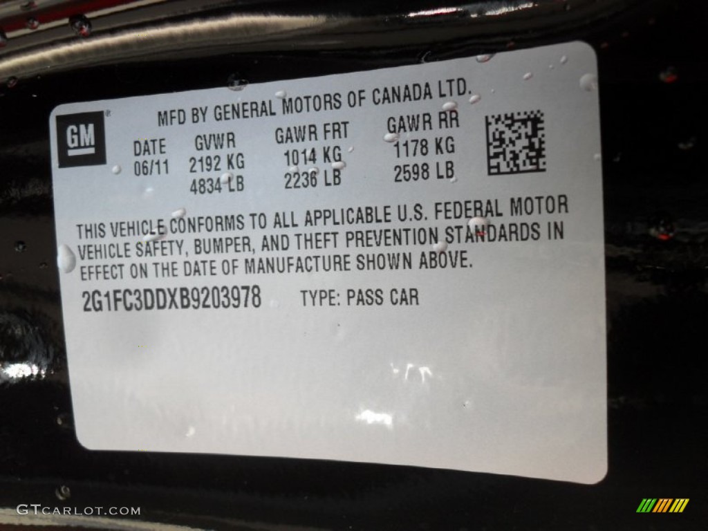 2011 Camaro LT/RS Convertible - Black / Black photo #6