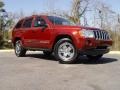 2007 Red Rock Crystal Pearl Jeep Grand Cherokee Limited  photo #1