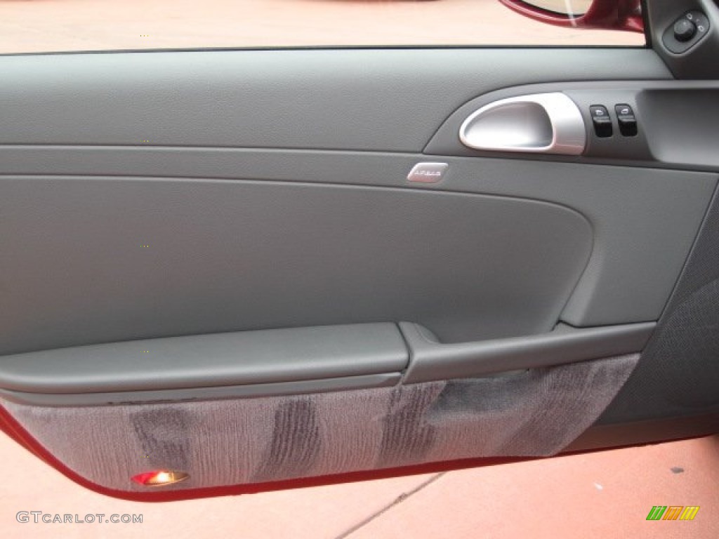 2008 Porsche Boxster Standard Boxster Model Stone Grey Door Panel Photo #51087461