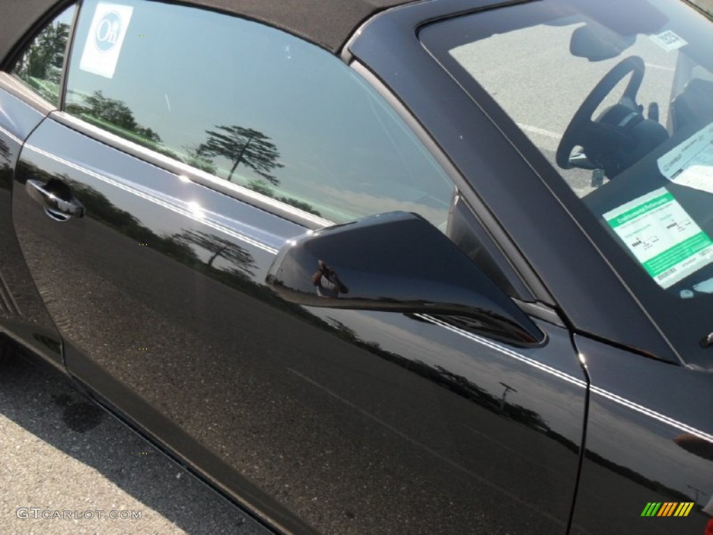 2011 Camaro LT/RS Convertible - Black / Black photo #22