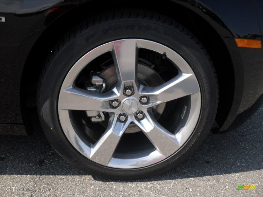 2011 Camaro LT/RS Convertible - Black / Black photo #23