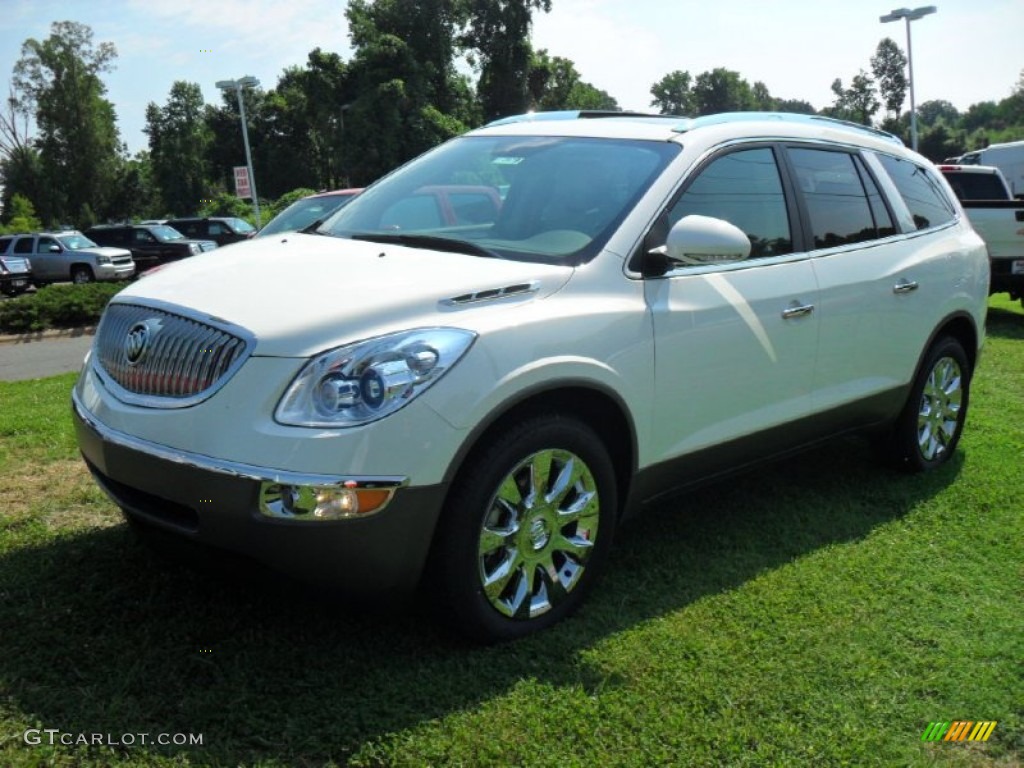 2011 Enclave CXL - White Diamond Tricoat / Cashmere/Cocoa photo #1