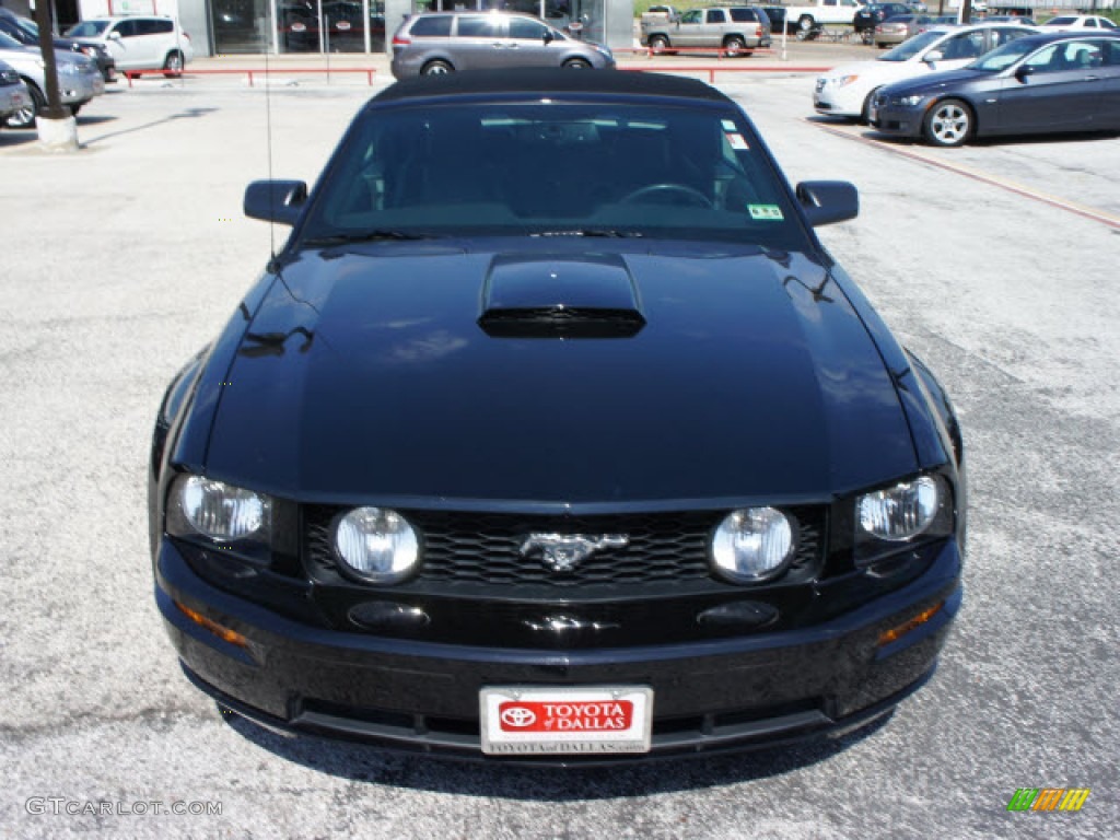 2007 Mustang GT Premium Convertible - Black / Dark Charcoal photo #6