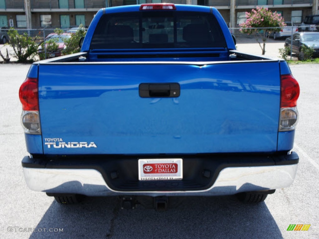 2007 Tundra SR5 Double Cab - Blue Streak Metallic / Beige photo #3