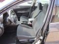 Carbon Black 2011 Subaru Impreza 2.5i Premium Sedan Interior Color