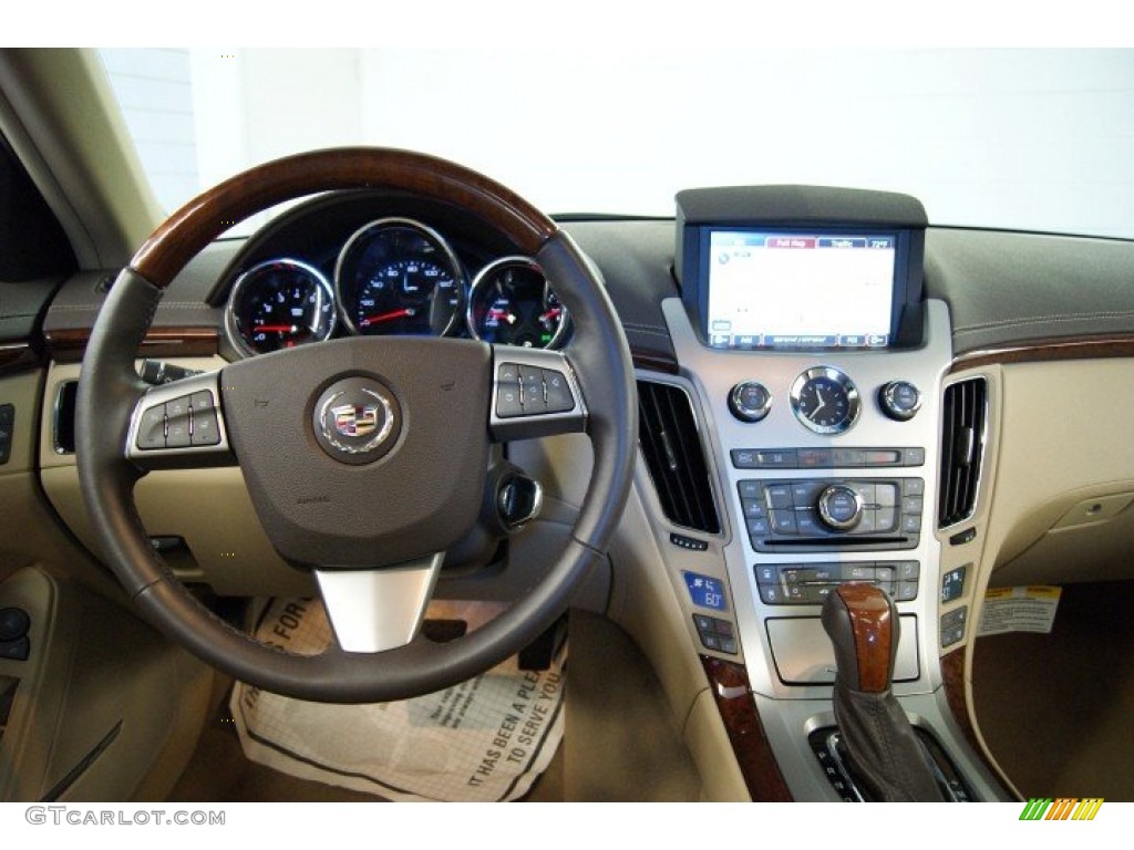 2011 Cadillac CTS 4 3.6 AWD Sedan Cashmere/Cocoa Dashboard Photo #51090800