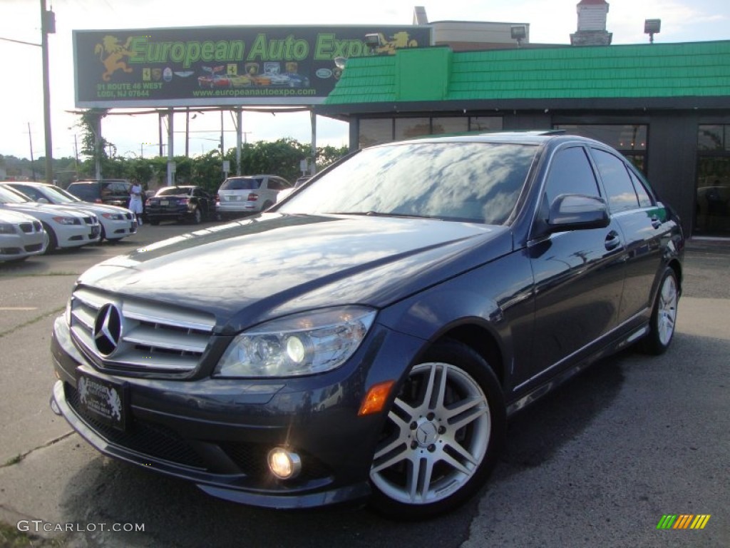 2008 C 350 Sport - Steel Grey Metallic / Black photo #1