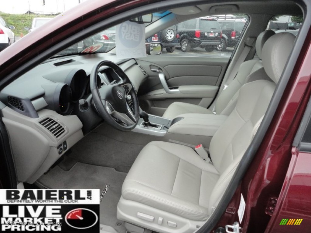 2009 RDX SH-AWD Technology - Basque Red Pearl / Taupe photo #10