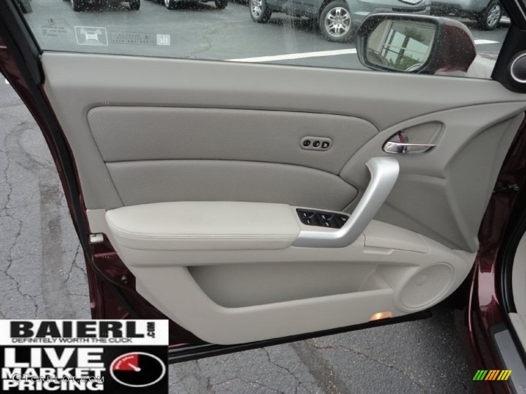 2009 RDX SH-AWD Technology - Basque Red Pearl / Taupe photo #13