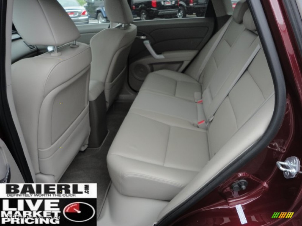 2009 RDX SH-AWD Technology - Basque Red Pearl / Taupe photo #14