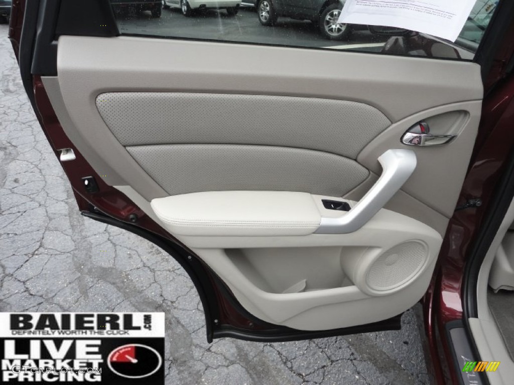 2009 RDX SH-AWD Technology - Basque Red Pearl / Taupe photo #15