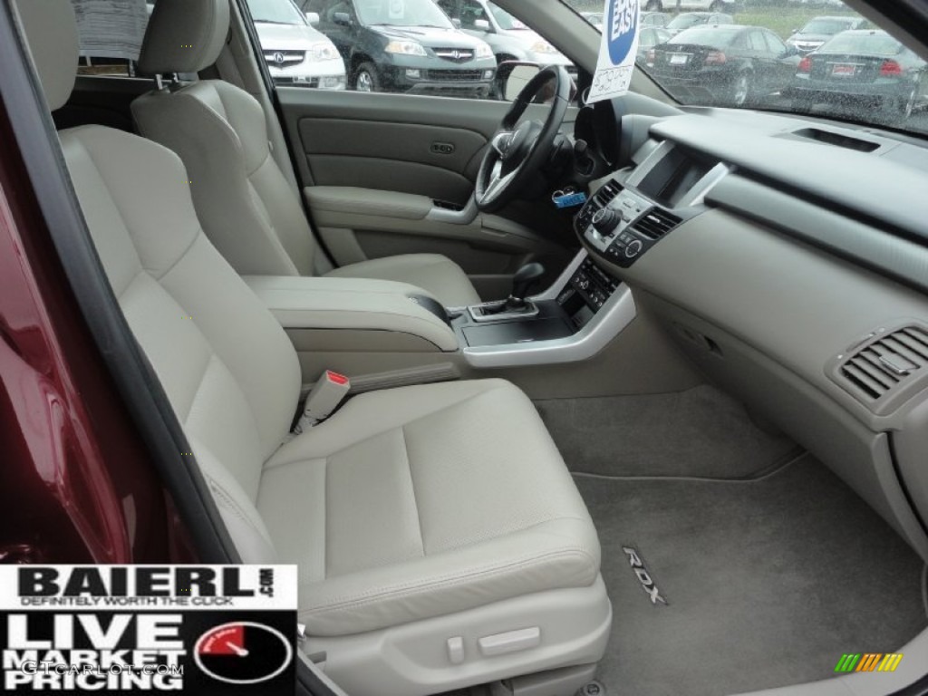 2009 RDX SH-AWD Technology - Basque Red Pearl / Taupe photo #17