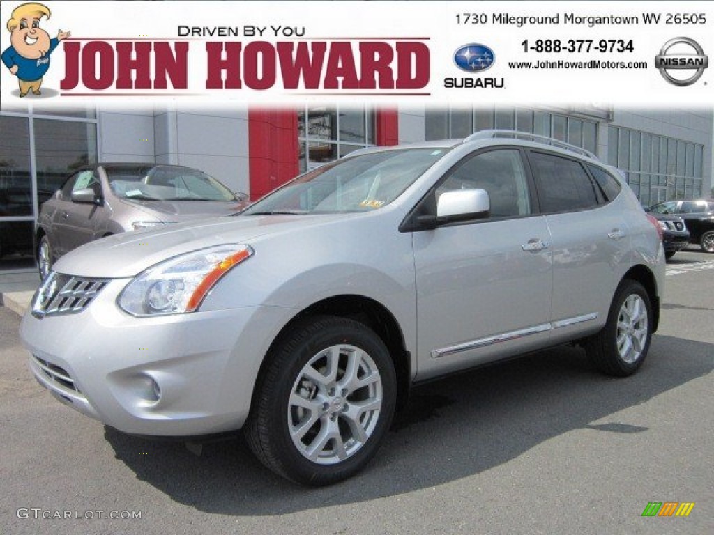 2011 Rogue SL AWD - Silver Ice Metallic / Black photo #1