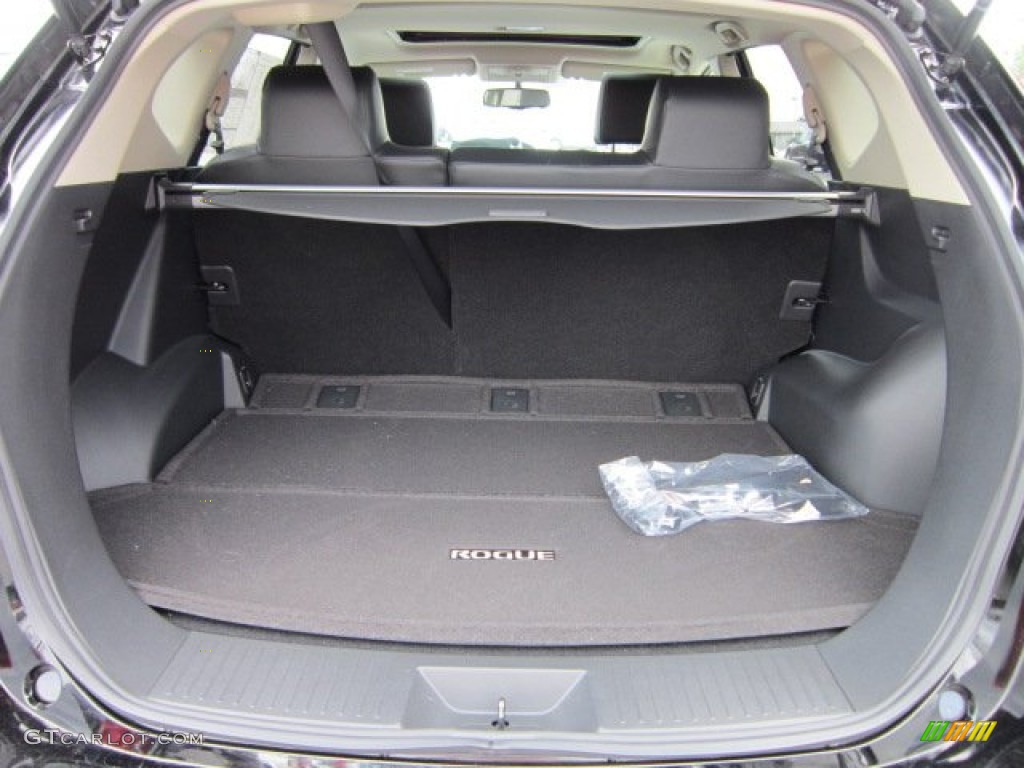 2011 Rogue SL AWD - Wicked Black / Black photo #18
