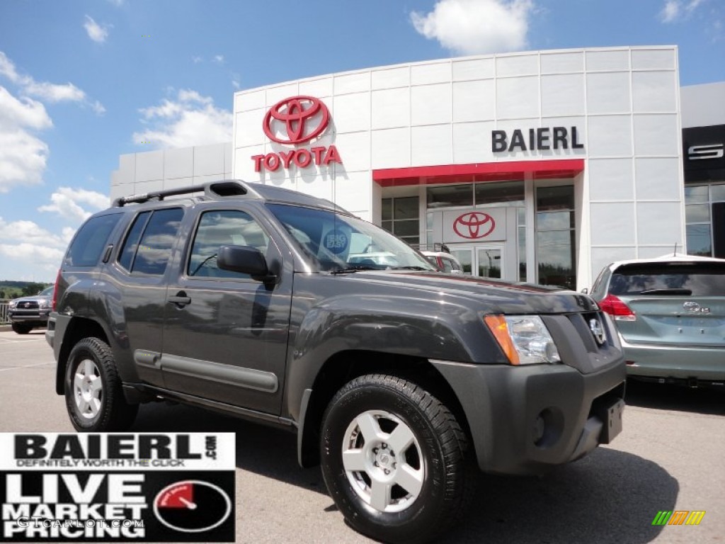 2006 Xterra S 4x4 - Granite Metallic / Desert/Graphite photo #1