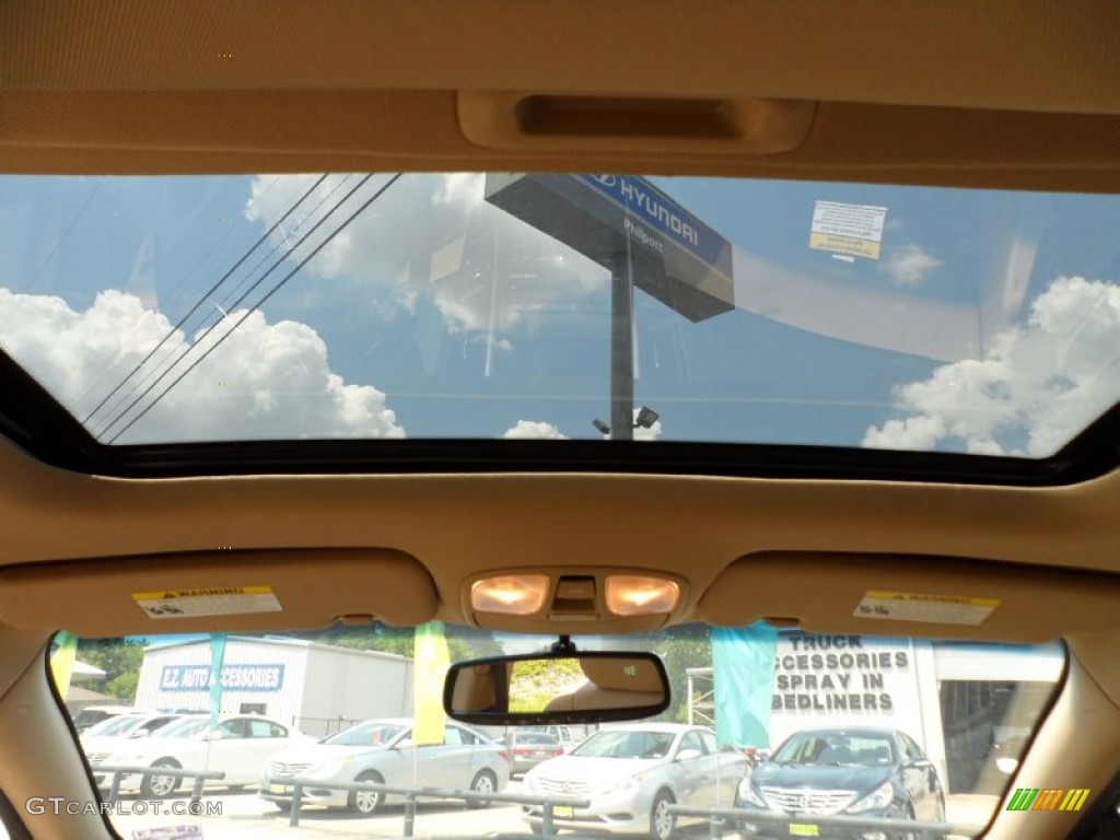 2011 Sonata Limited 2.0T - Midnight Black / Camel photo #27