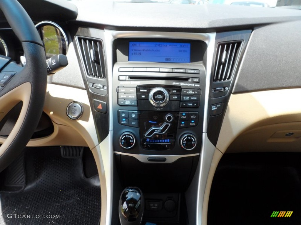 2011 Sonata Limited 2.0T - Midnight Black / Camel photo #29