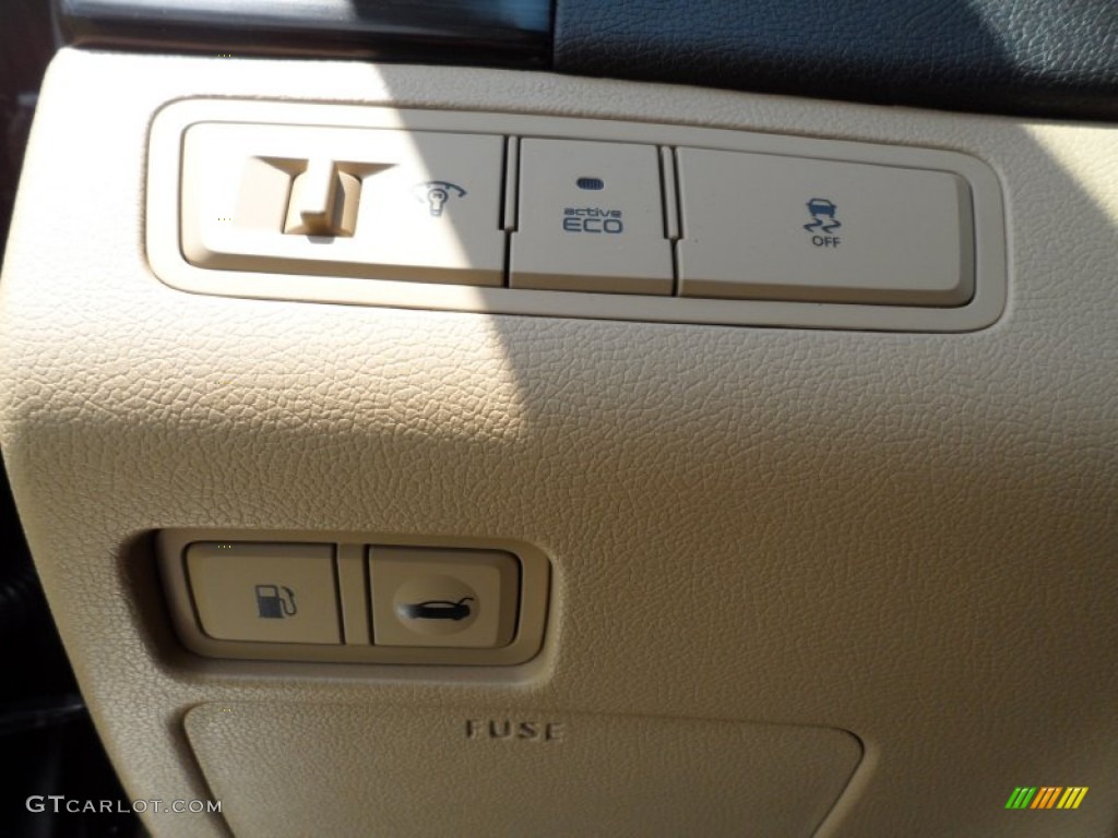 2011 Sonata Limited 2.0T - Midnight Black / Camel photo #39