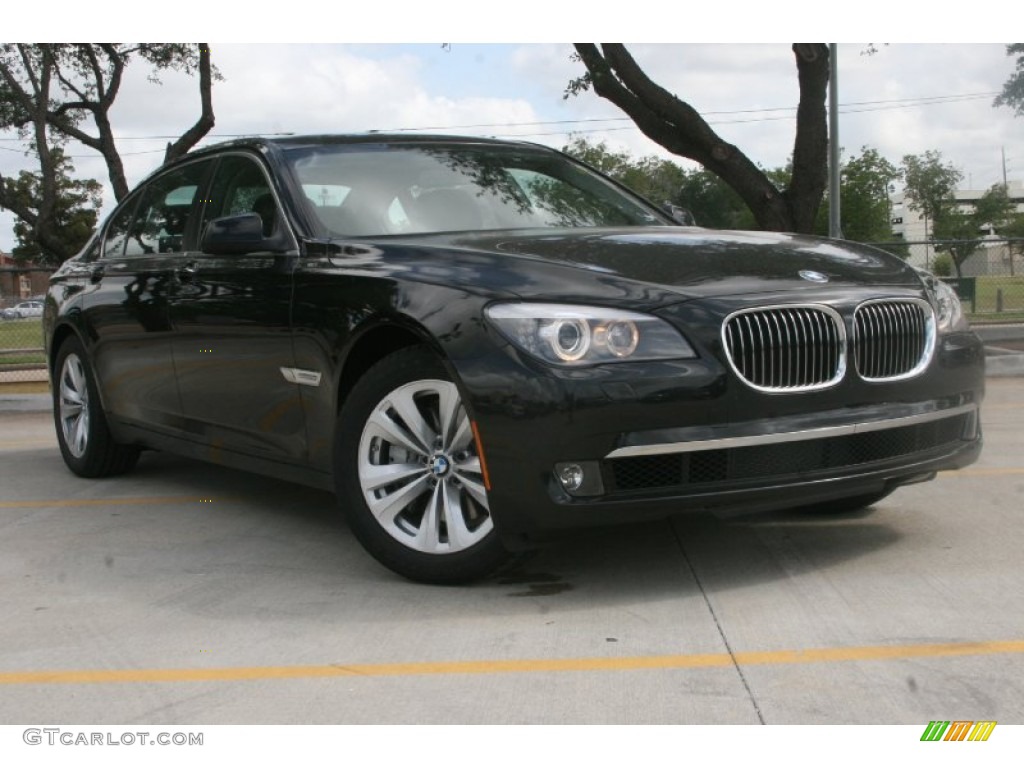 2012 7 Series 740Li Sedan - Black Sapphire Metallic / Black photo #1